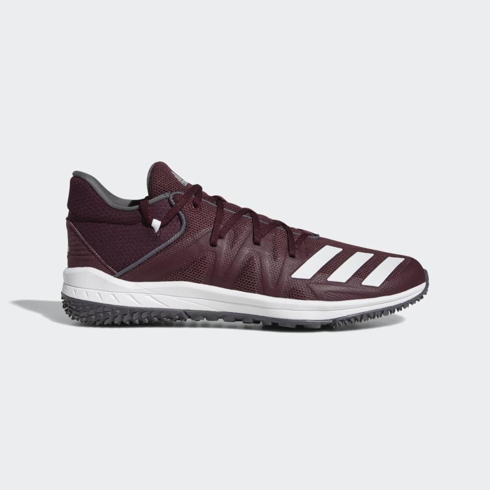 Adidas Men's Speed Turf Baseball Shoes Burgundy/White/Grey Ireland G27683